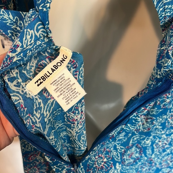 NEW BILLABONG Floral Print Romper With Adjustable Straps - Picture 7 of 8